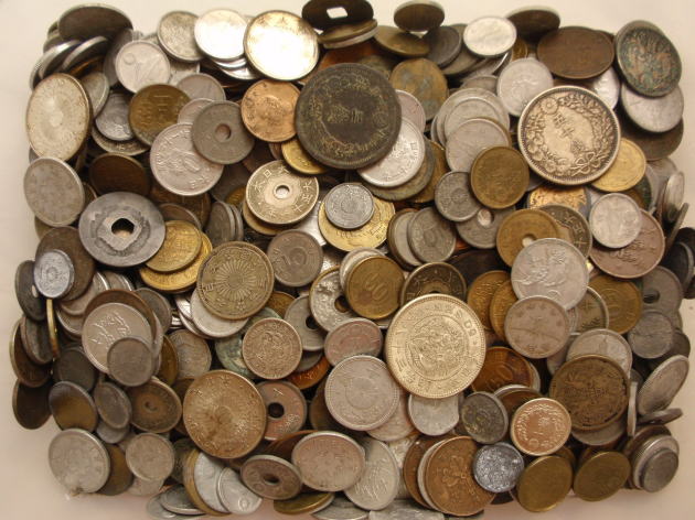 古銭の買取りをご希望の場合は仕分けは不要です。あいきスタンプコイン